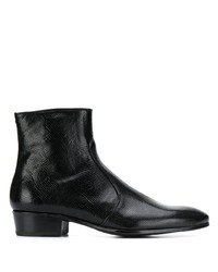 Bottines chelsea en cuir noires Lidfort