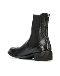 Bottines chelsea en cuir noires Officine Creative