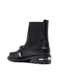 Bottines chelsea en cuir noires Toga Virilis