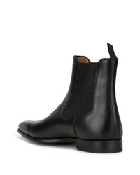 Bottines chelsea en cuir noires Magnanni