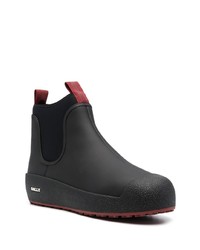 Bottines chelsea en cuir noires Bally