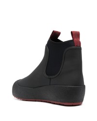 Bottines chelsea en cuir noires Bally