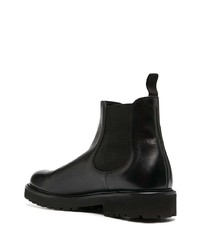 Bottines chelsea en cuir noires Doucal's