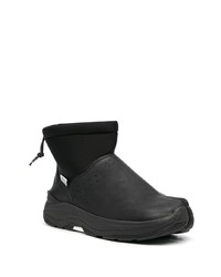 Bottines chelsea en cuir noires Suicoke