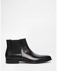 Bottines chelsea en cuir noires Aldo