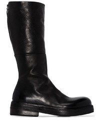 Bottines chelsea en cuir noires Marsèll