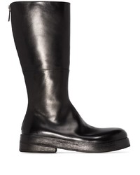 Bottines chelsea en cuir noires Marsèll