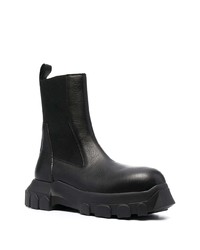 Bottines chelsea en cuir noires Rick Owens