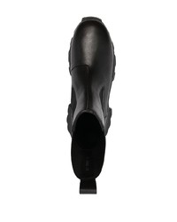 Bottines chelsea en cuir noires Rick Owens