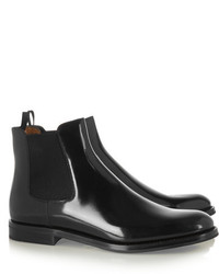 Bottines chelsea en cuir noires Church's