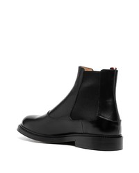 Bottines chelsea en cuir noires Bally