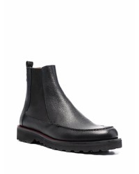 Bottines chelsea en cuir noires Bally