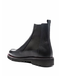 Bottines chelsea en cuir noires Bally