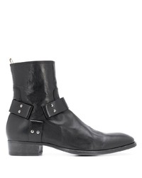 Bottines chelsea en cuir noires Officine Creative