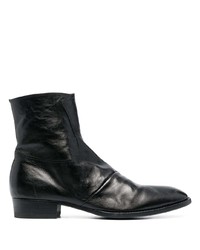 Bottines chelsea en cuir noires Officine Creative