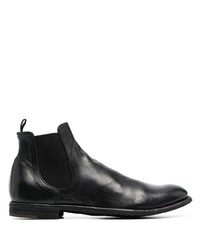 Bottines chelsea en cuir noires Officine Creative