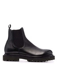 Bottines chelsea en cuir noires Officine Creative