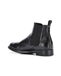 Bottines chelsea en cuir noires Officine Creative