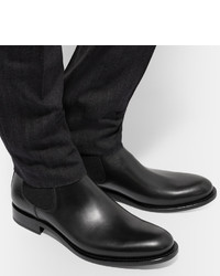 Bottines chelsea en cuir noires