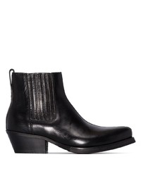 Bottines chelsea en cuir noires Our Legacy