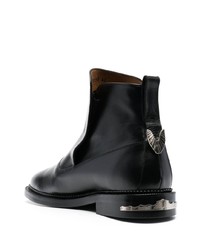 Bottines chelsea en cuir noires Toga Virilis