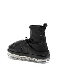 Bottines chelsea en cuir noires RBRSL RUBBER SOUL