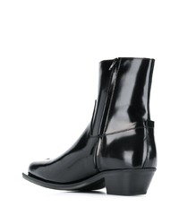 Bottines chelsea en cuir noires Misbhv