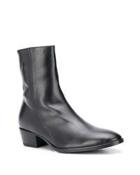 Bottines chelsea en cuir noires MATT MORO