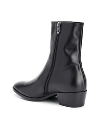 Bottines chelsea en cuir noires MATT MORO