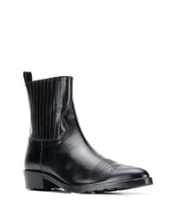 Bottines chelsea en cuir noires Toga Virilis