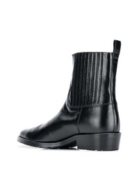 Bottines chelsea en cuir noires Toga Virilis