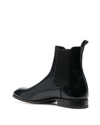 Bottines chelsea en cuir noires Lidfort