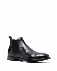 Bottines chelsea en cuir noires Officine Creative