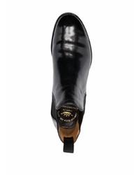 Bottines chelsea en cuir noires Officine Creative