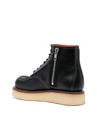 Bottines chelsea en cuir noires Kenzo