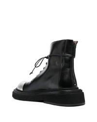 Bottines chelsea en cuir noires Marsèll