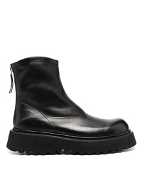 Bottines chelsea en cuir noires Premiata