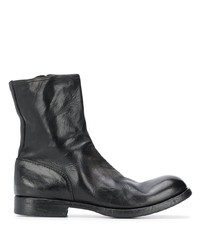 Bottines chelsea en cuir noires Premiata