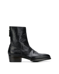 Bottines chelsea en cuir noires Premiata