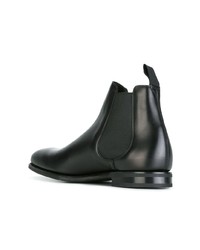 Bottines chelsea en cuir noires Church's