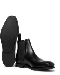 Bottines chelsea en cuir noires Church's