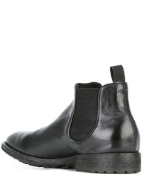 Bottines chelsea en cuir noires Officine Creative