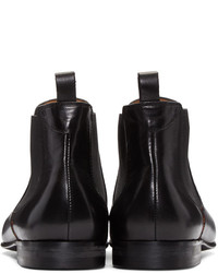 Bottines chelsea en cuir noires Paul Smith