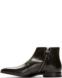 Bottines chelsea en cuir noires Paul Smith