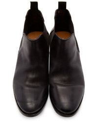 Bottines chelsea en cuir noires Paul Smith