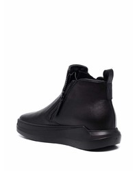 Bottines chelsea en cuir noires Giuseppe Zanotti