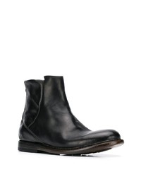 Bottines chelsea en cuir noires Silvano Sassetti