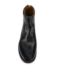 Bottines chelsea en cuir noires Silvano Sassetti