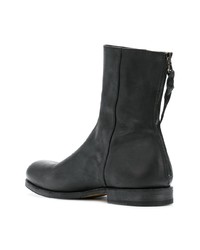 Bottines chelsea en cuir noires Measponte