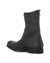 Bottines chelsea en cuir noires C Diem